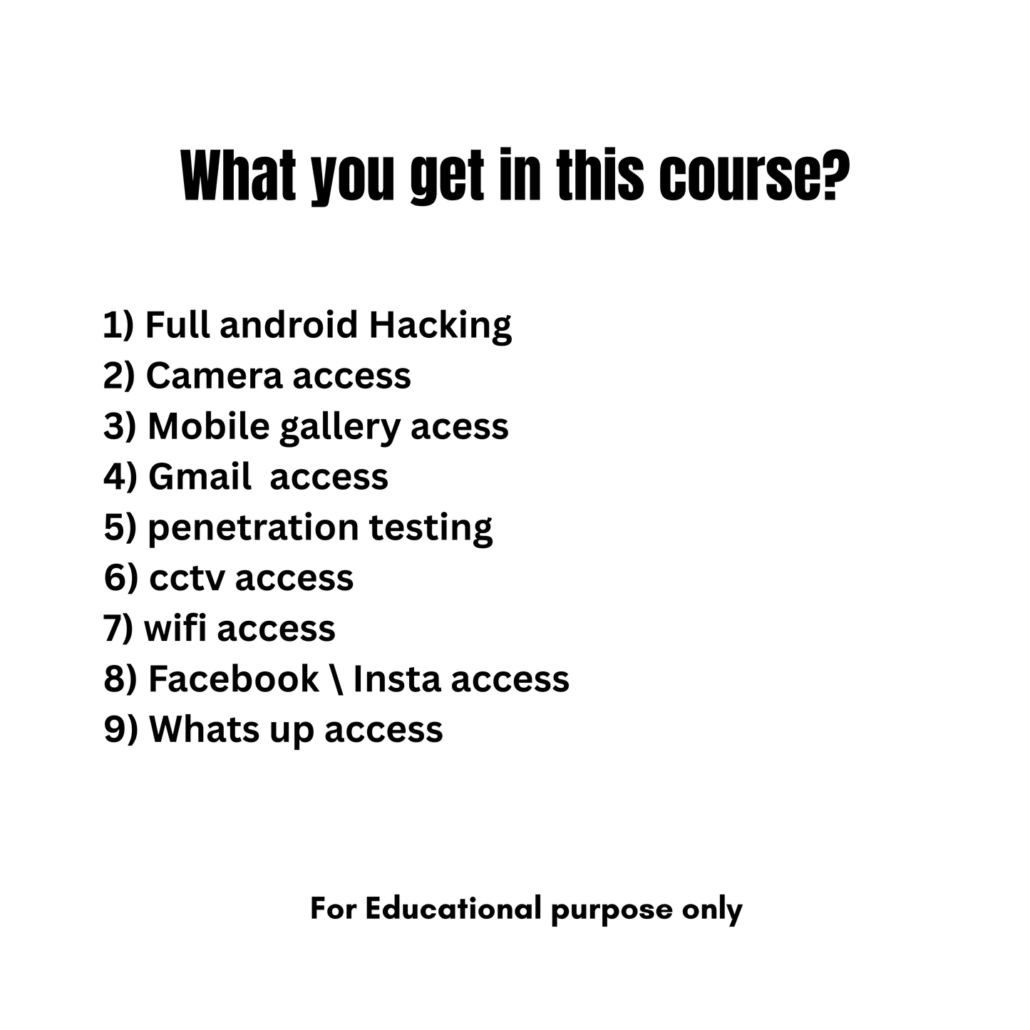 Buy mobile hacking course get virtual cc course free